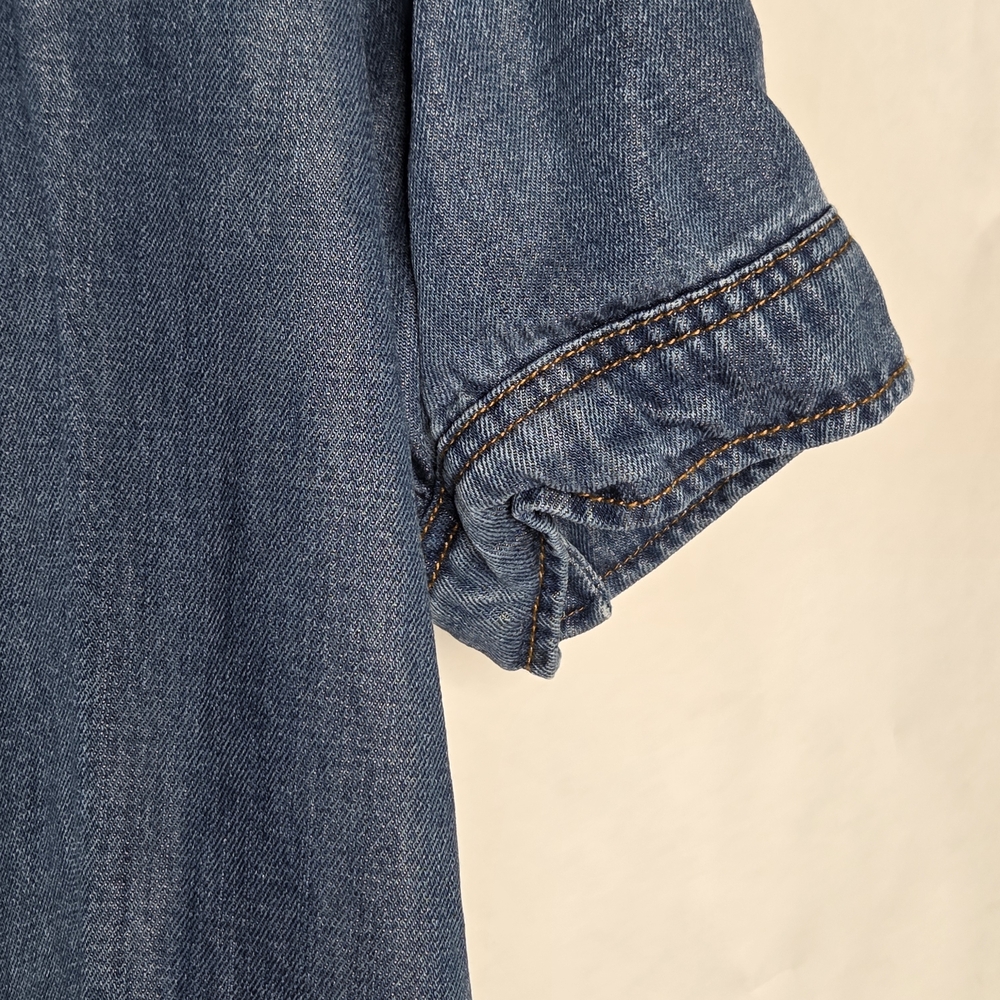 Velvet Heart Denim Blue Blouse - Picture 4 of 10